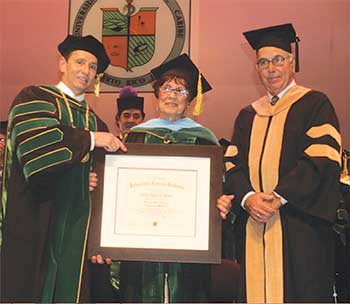 Dr. José Ginel Rodríguez, Dra. Neyda Nuñez de Asmar y Sr. Joaquín Arbona.