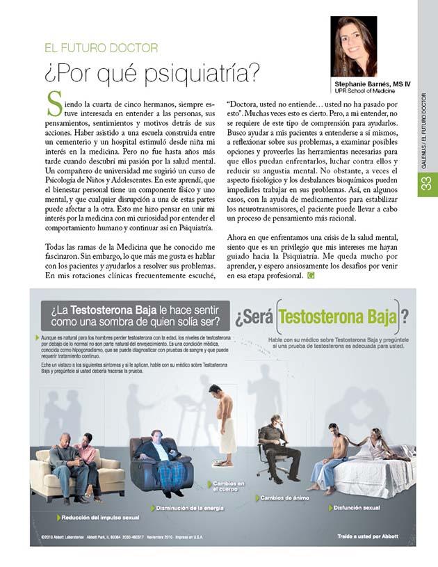 El futuro doctor: ¿Por qué Psiquiatría? 