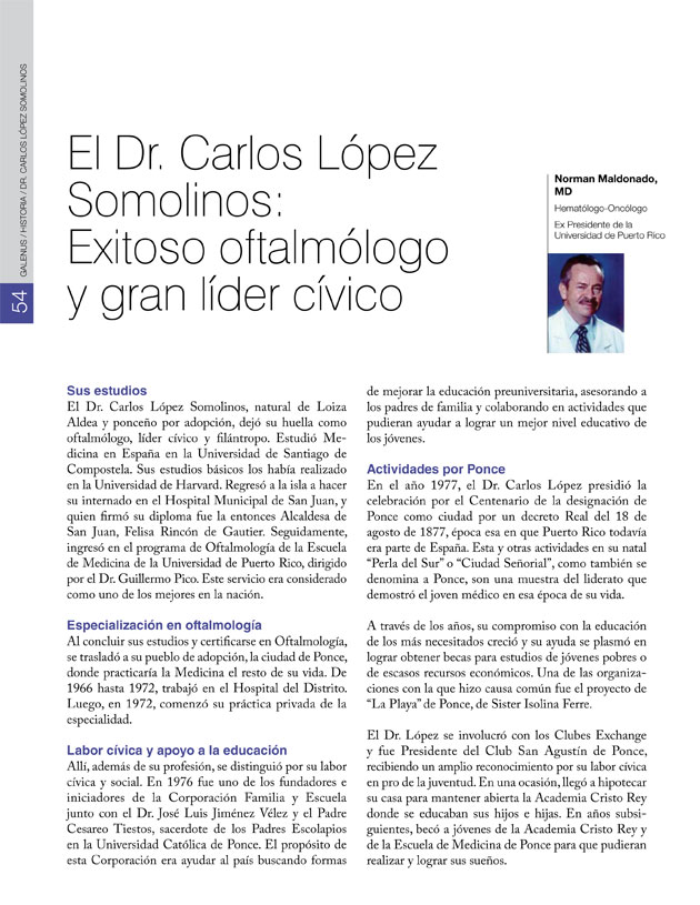 Historia de la Medicina de Puerto Rico 