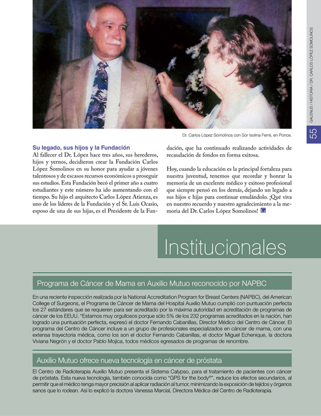 Institucionales e información: 