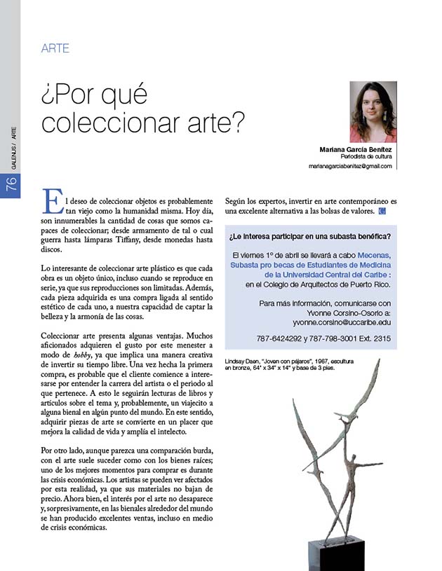 Arte: ¿Por qué coleccionar arte?  