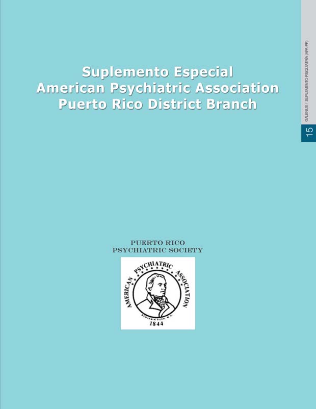 Suplemento especial: American Psychiatric Association PR 