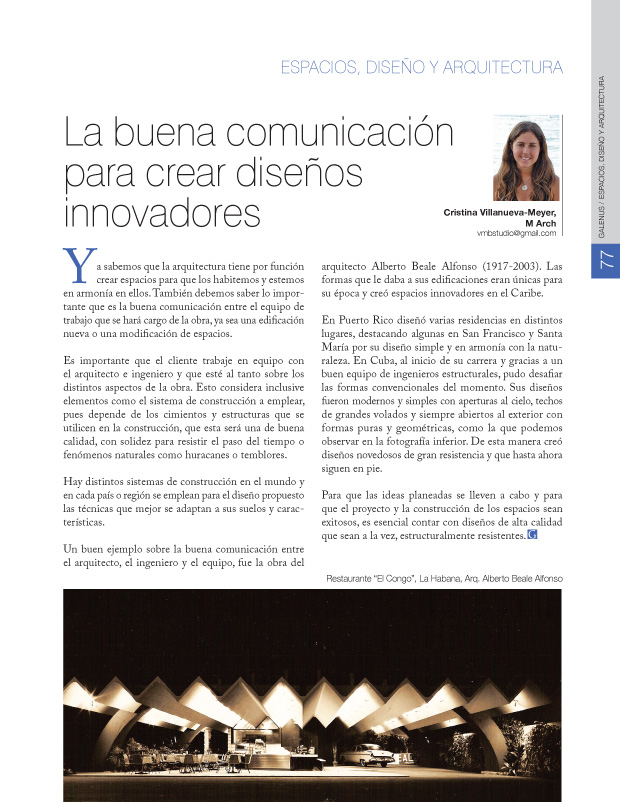 Espacios, diseño y arquitectura: La buena comunicación para crear diseños innovadores 