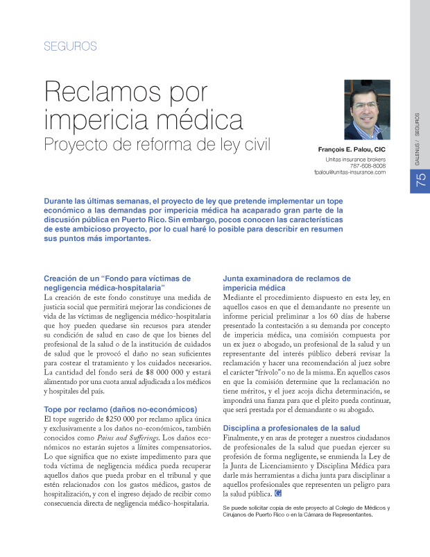 Reclamos por impericia médica 