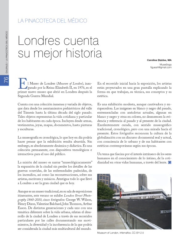 Londres cuenta su mejor historia 