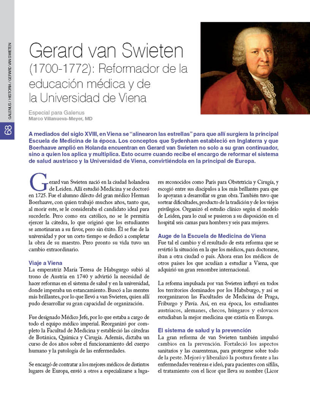 Historia - Gerard van Swieten 