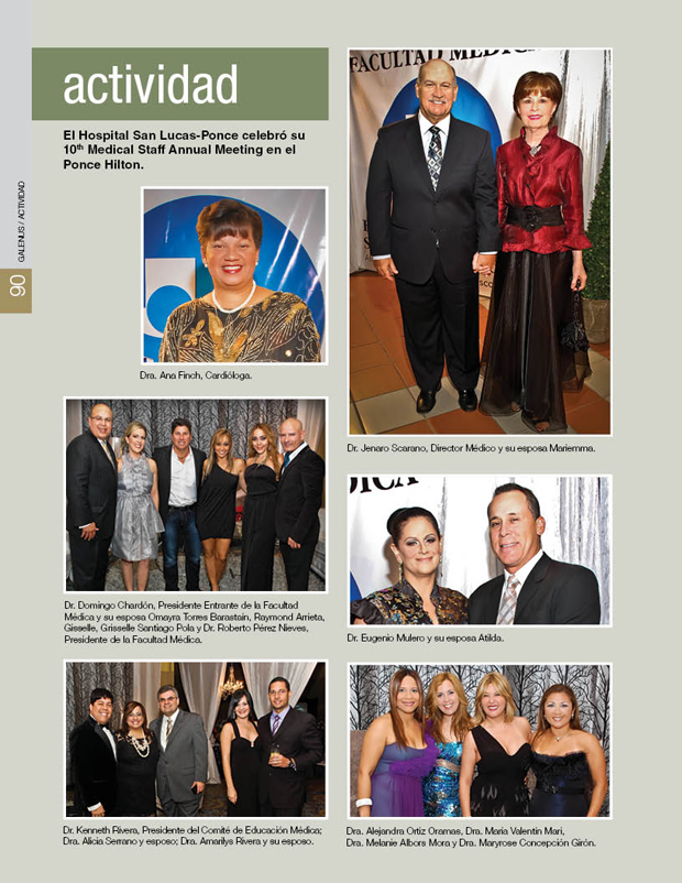 El Hospital San Lucas-Ponce celebró su 10th Medical Staff Annual Meeting en el Ponce Hilton. 