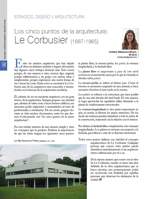 Los cinco puntos de la arquitectura: Le Corbusier (1887-1965) 