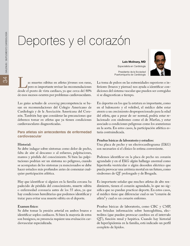 Deportes y el corazón 