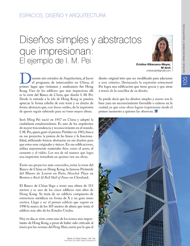 ESPACIOS, DISEÑO Y ARQUITECTURA / Diseños simples y abstractos que impresionan: El ejemplo de I. M. Pei 