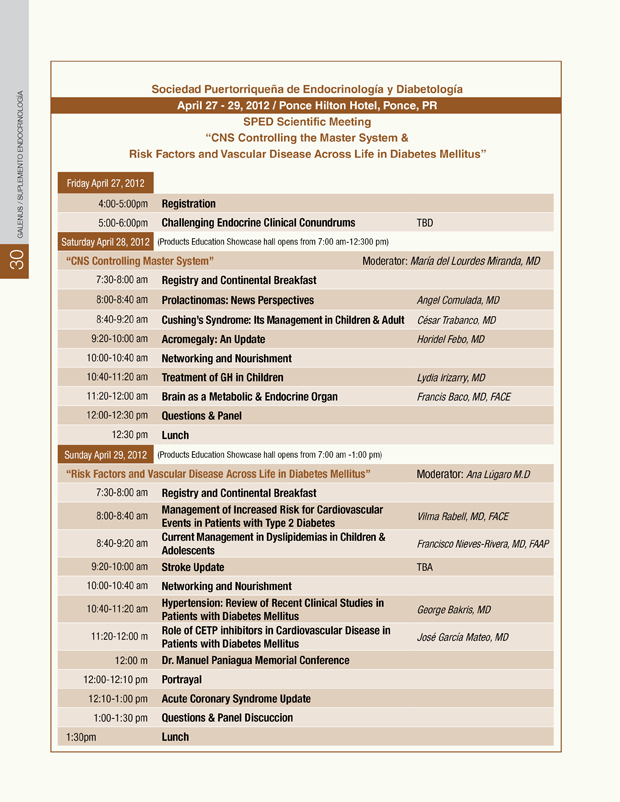 Programa Endocrinología 