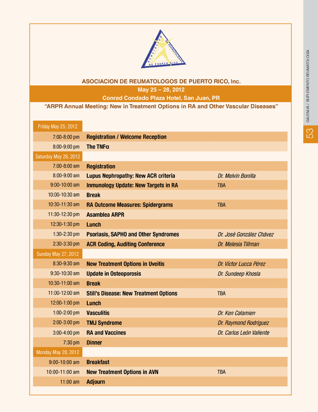Programa Reumatología 
