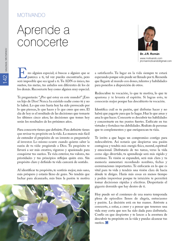 Aprende a conocerte 