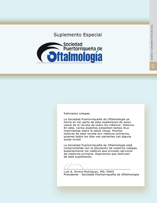 Suplemento oftalmología 