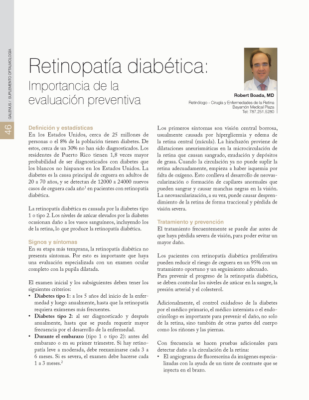 Retinopatía diabética 