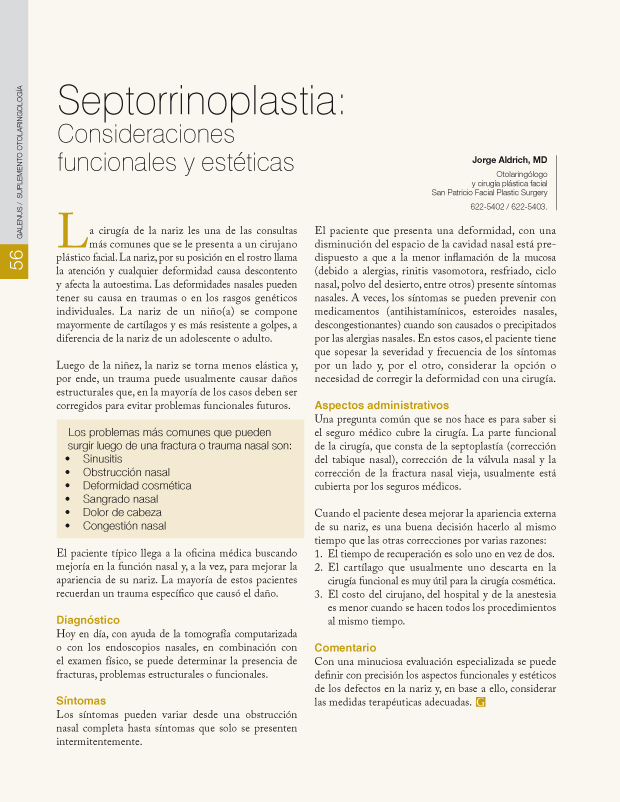 Septorrinoplastia 