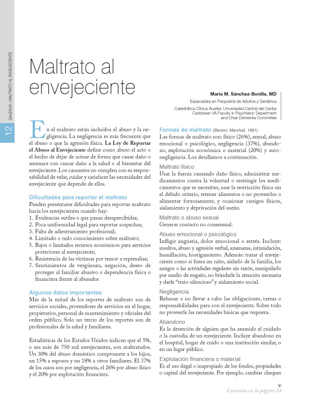 Maltrato al envejeciente 