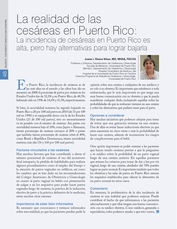 La realidad de las cesáreas en Puerto Rico 