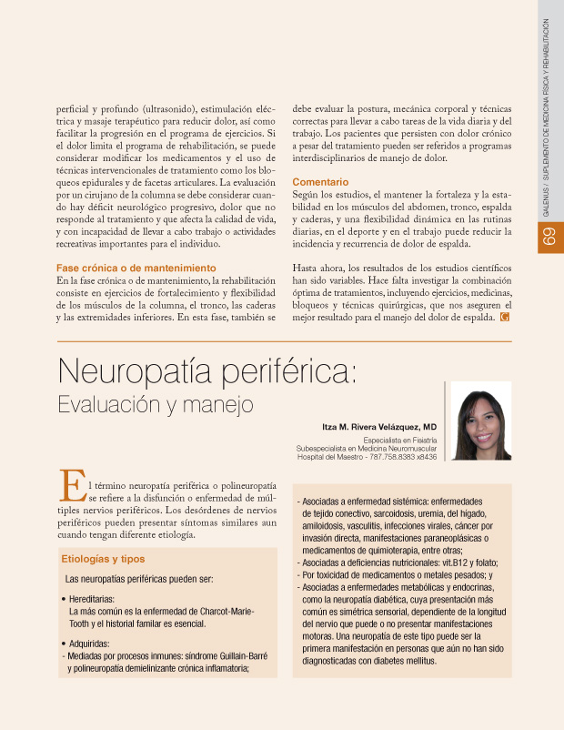 Neuropatía periférica: 