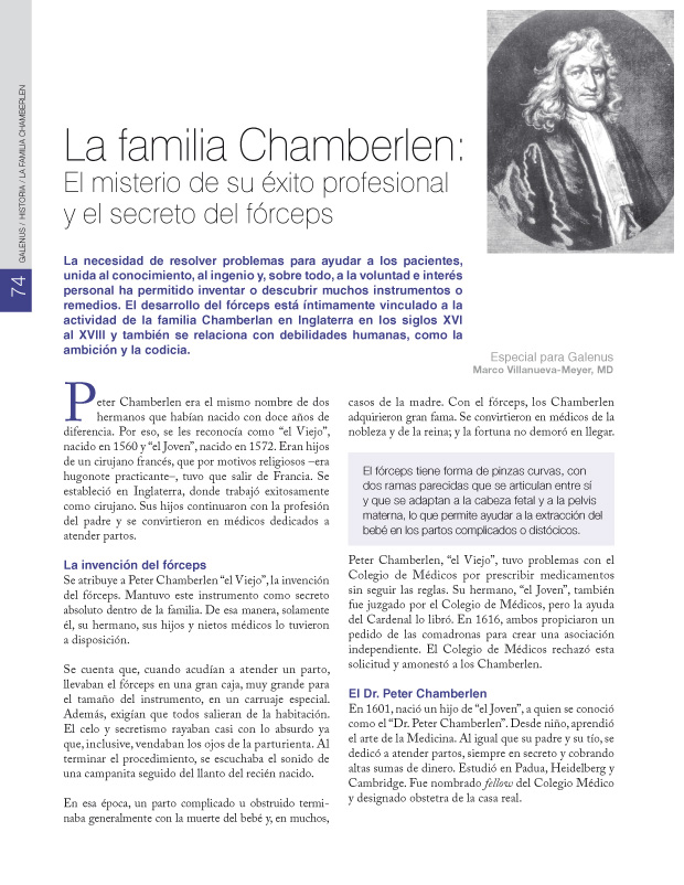 La familia Chamberlen: 