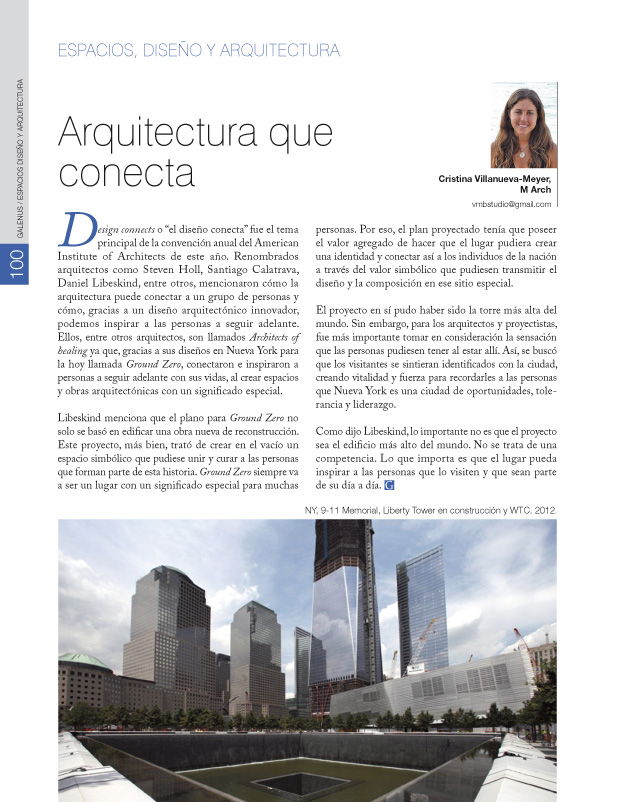 Arquitectura que conecta 