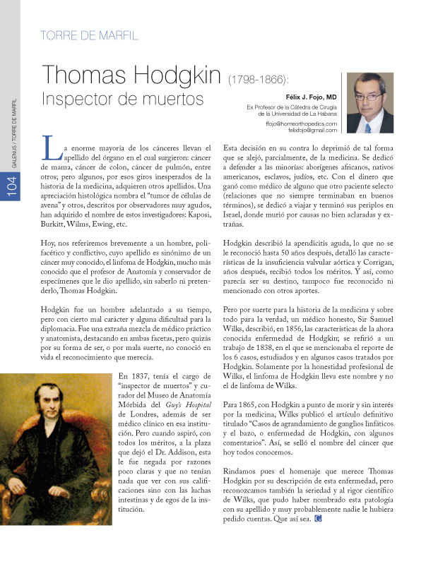 Thomas Hodgkin (1798-1866): 