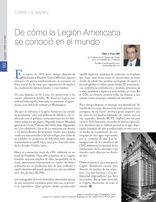 De cómo la Legión Americana se conoció en el mundo 