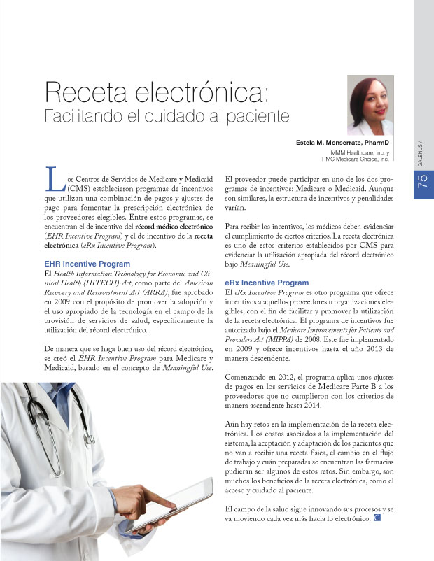 Receta electrónica: 