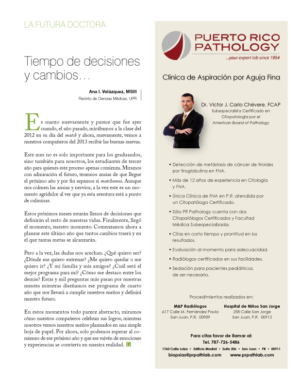 LA FUTURA DOCTORA 