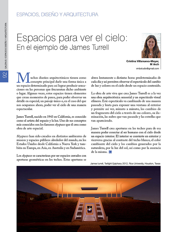 Espacios, Diseño y Arquitectura 