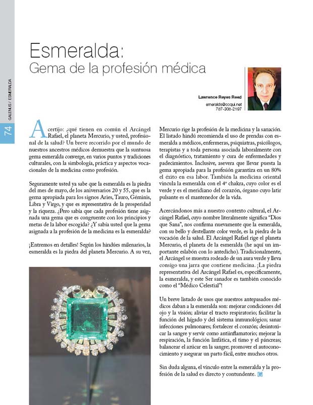 Esmeralda: Gema de la profesión médica 