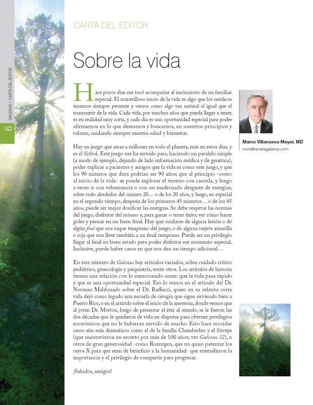 Carta del Editor  
