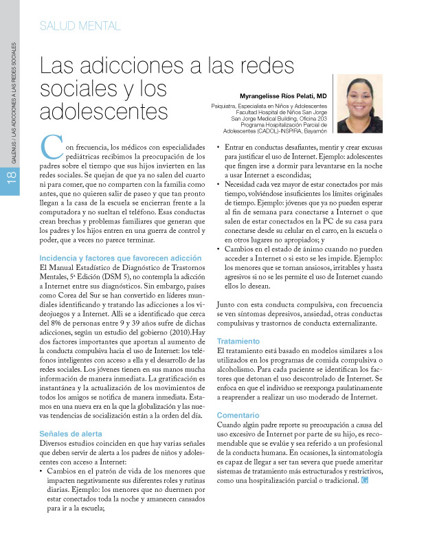 Las adicciones a las redes sociales y los adolescentes  