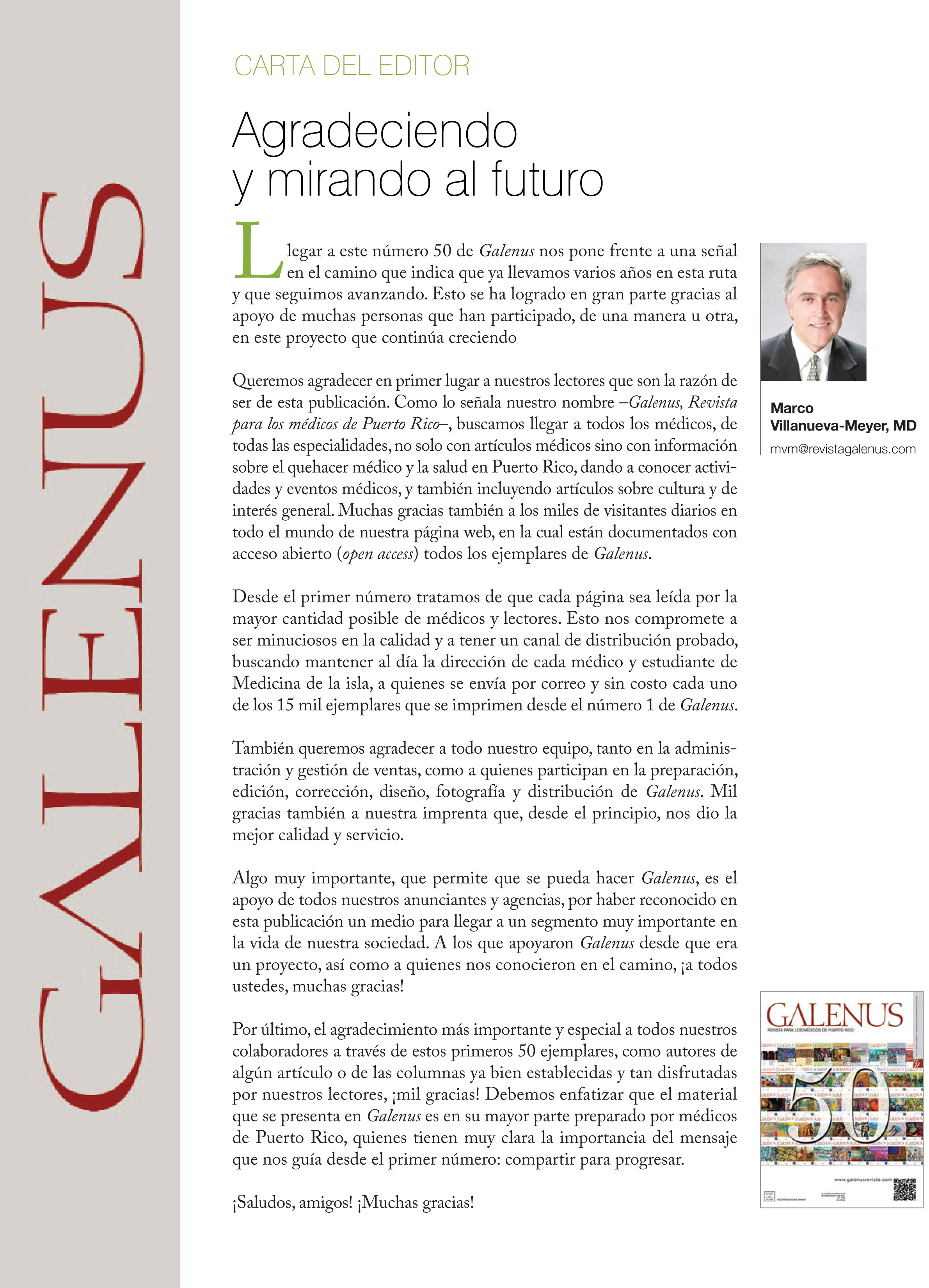 Carta del Editor  