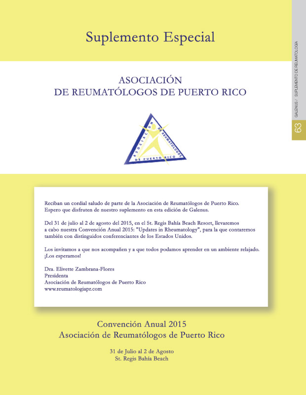 Suplemento de Reumatología  