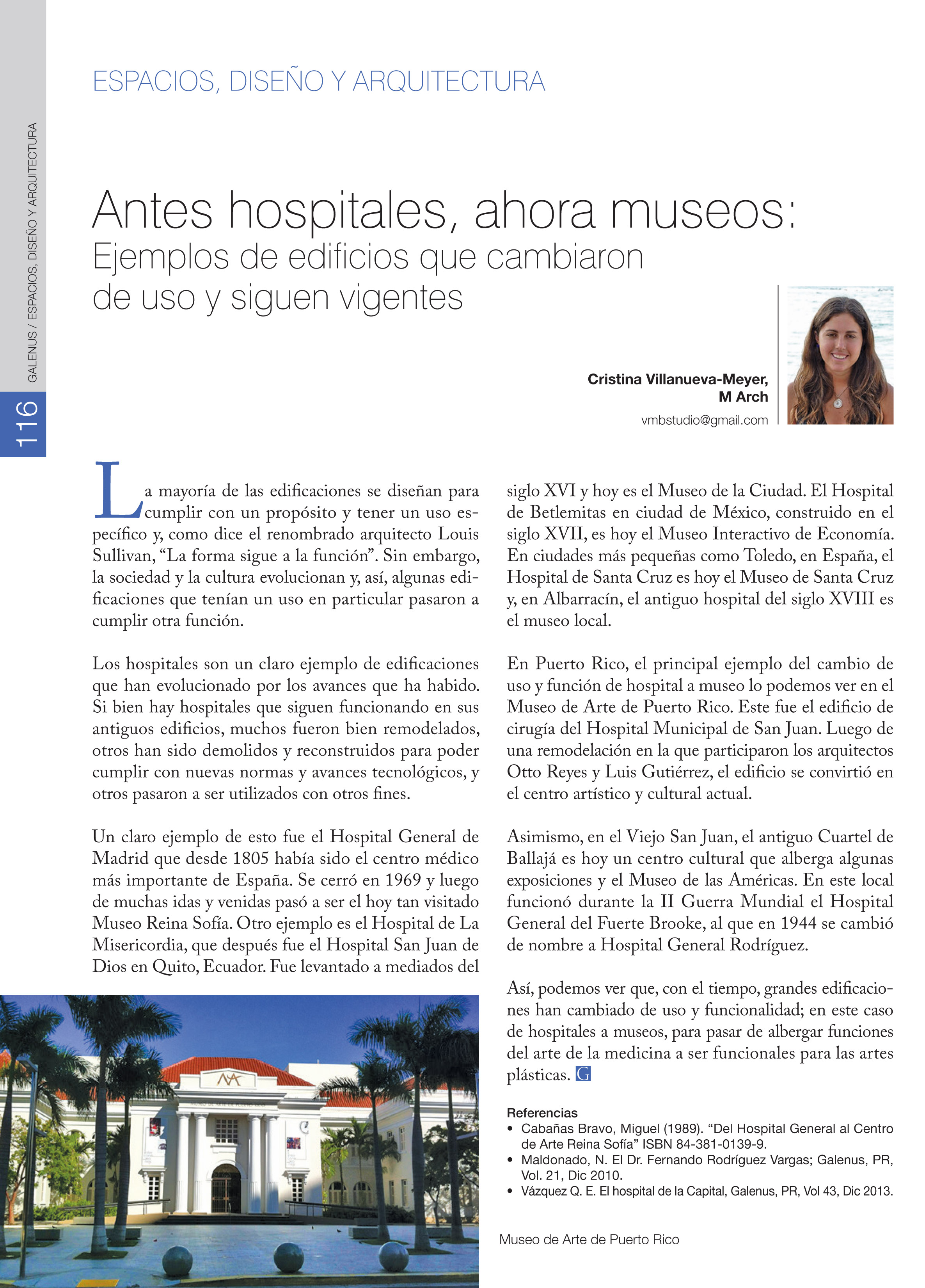 Espacios, diseño y arquitectura  