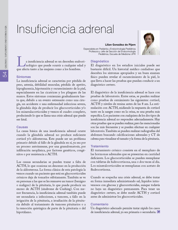 Insuficiencia adrenal 