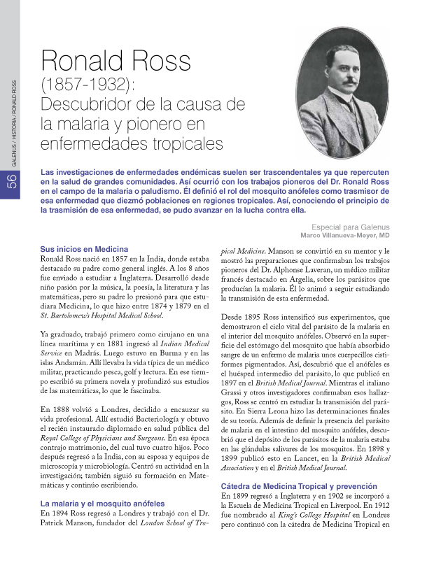 HISTORIA / RONALD ROSS 