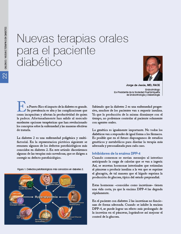 Nuevas terapias orales para el paciente diabético 