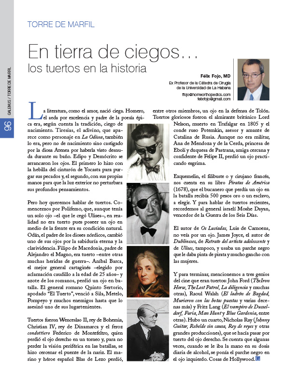 Torre de Marfil: En tierra de ciegos… los tuertos en la historia 