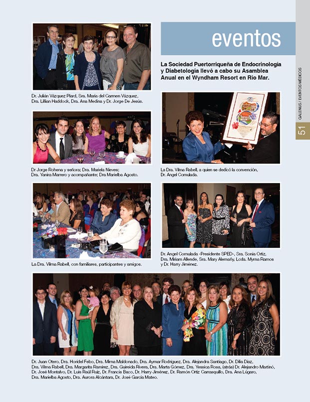 Eventos y actividades médicas 