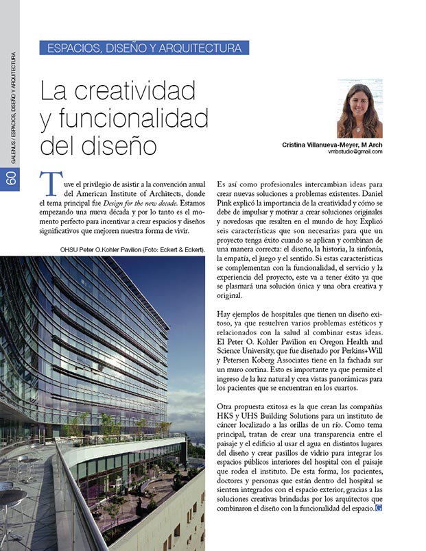 Espacios, diseño y arquitectura: La creatividad y funcionalidad del diseño 