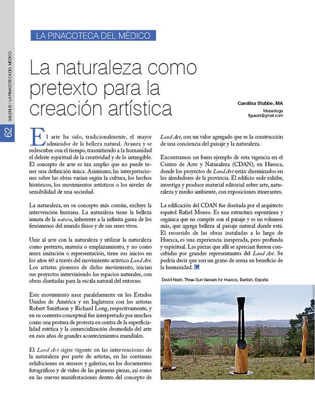 Pinacoteca del médico: La naturaleza como pretexto para la creación artística 