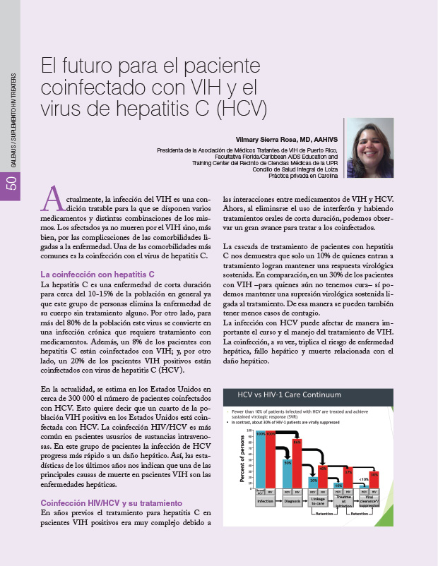 El futuro para el paciente coinfectado con VIH y el virus de hepatitis C (HCV) 