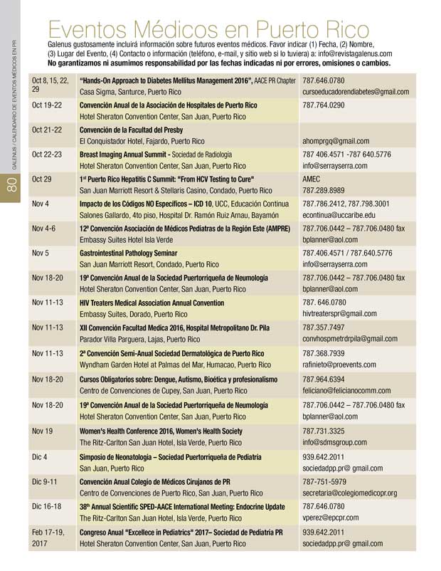 Eventos Médicos en Puerto Rico 