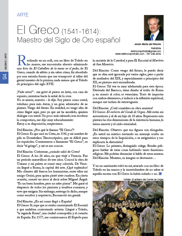Arte: El Greco (1541-1614): Maestro del Siglo de Oro español 
