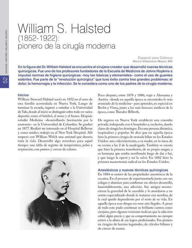 Historia: William S. Halsted 