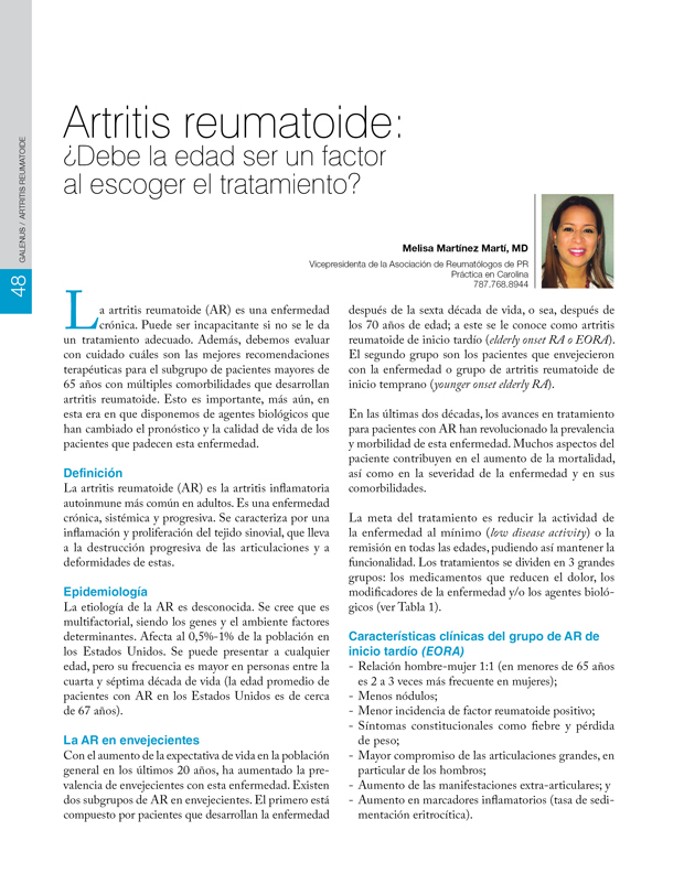 Artritis reumatoide 
