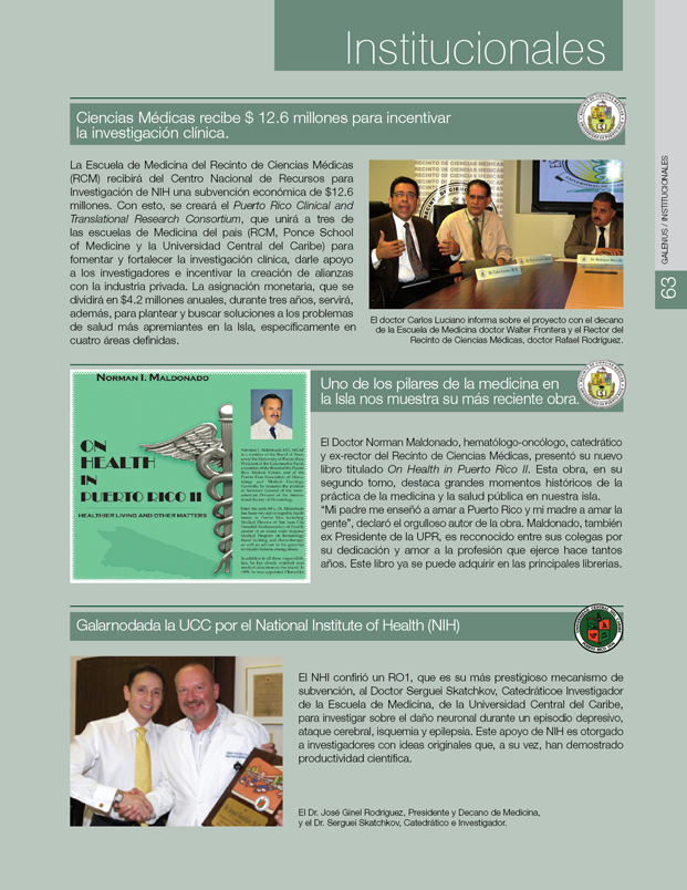 Institucionales e información:  
