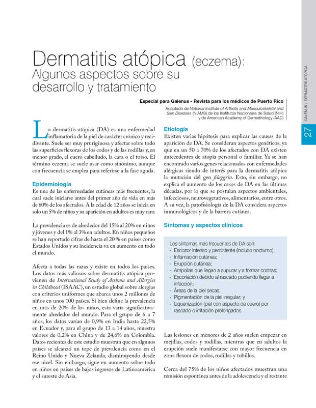 Dermatitis atópica 